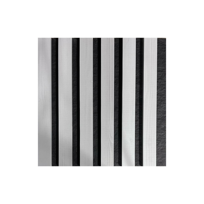 Natural wood wall panel 2700 x 300mm (Grey-Black)
